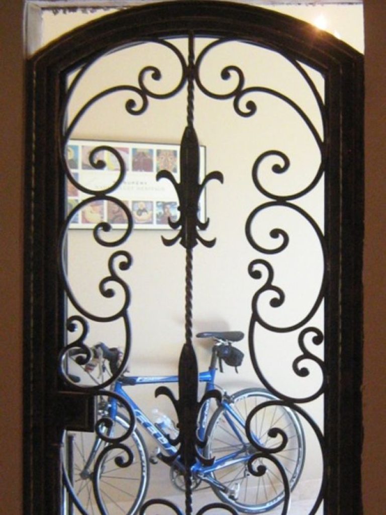 Custom Wrought Iron Wine Cellar Doors Las Vegas Artistic Iron Works