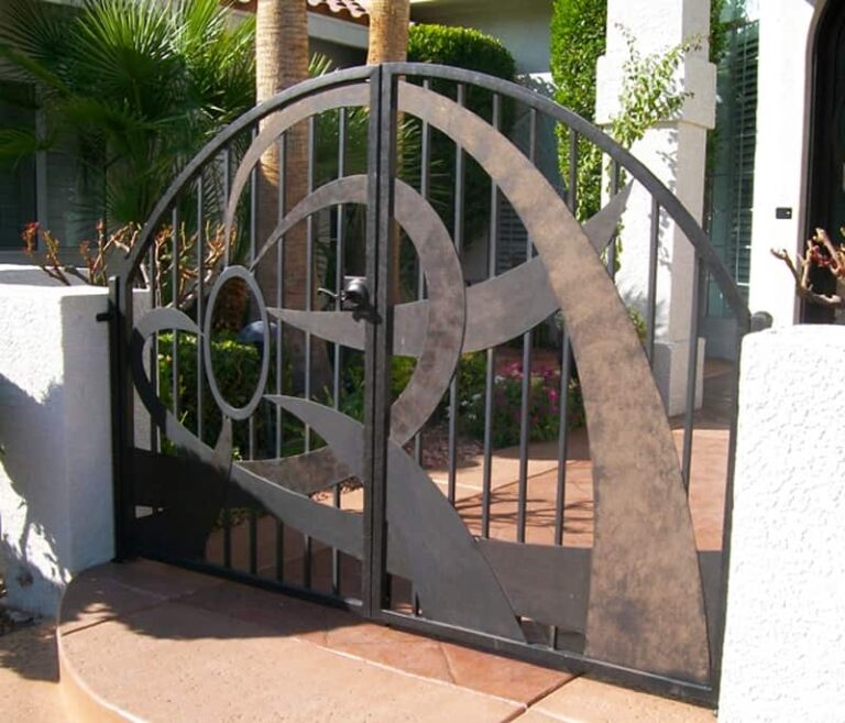 Custom Ironwork Plasma Cut Gates Wrought Iron Design • Artistic Iron ...