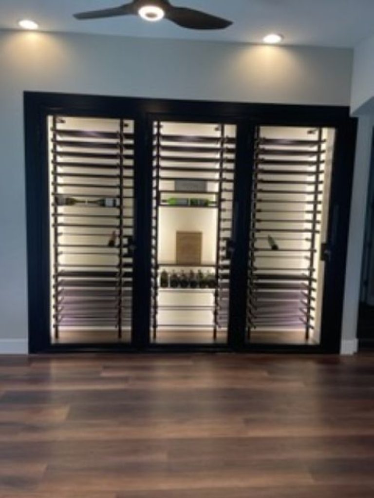 Custom Wrought Iron Wine Cellar Doors Las Vegas - Artistic Iron Works
