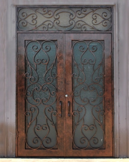 Double Security Doors LV Wrought Iron Design In Las Vegas