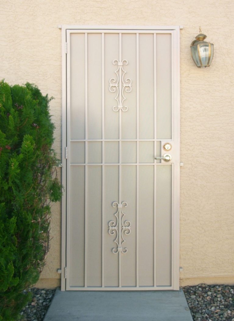 Las Vegas Wrought Iron Security Doors - Artistic Iron Works, image size:768x1052