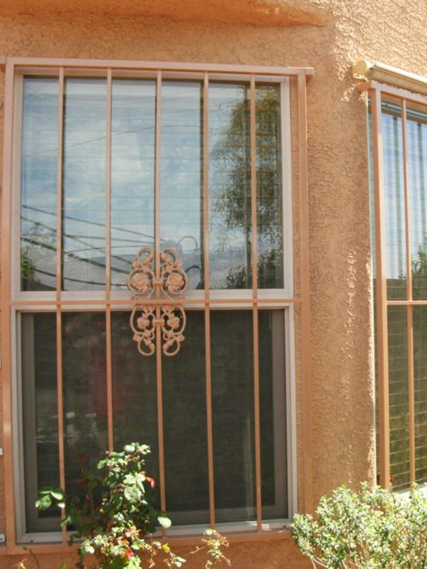 Econo-Line Window Guard WG0051 Wrought Iron Design In Las Vegas