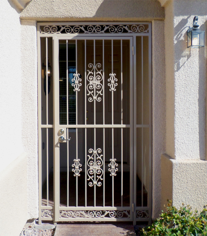 EconoLine Entryway Door - Item EW0351 Wrought Iron Design In Las Vegas
