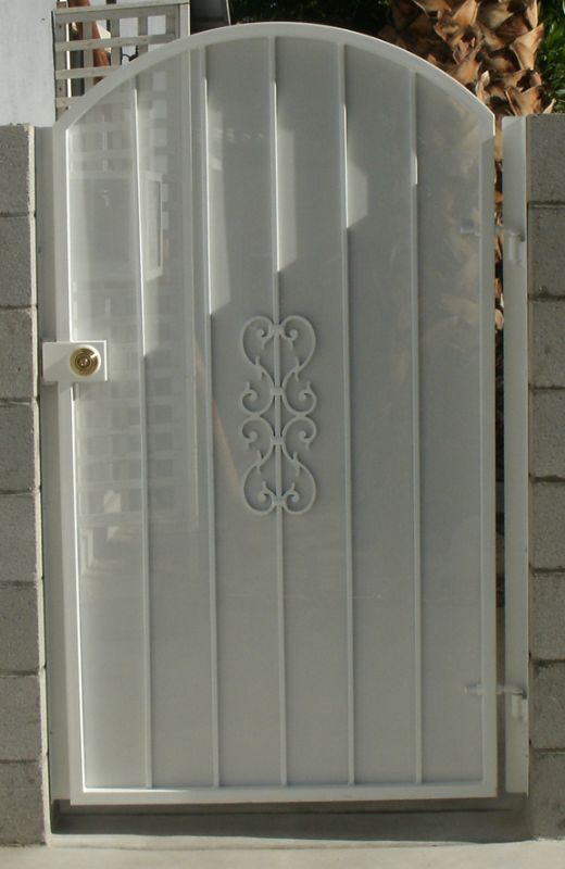 Econo-line Single Gate - Item SG0093 Wrought Iron Design In Las Vegas
