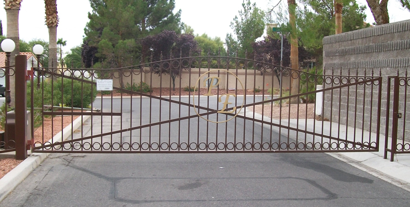Gate DG0185 Wrought Iron Design In Las Vegas