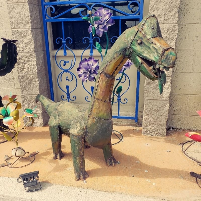 LV Showroom Dinosaur Decor Wrought Iron Design In Las Vegas