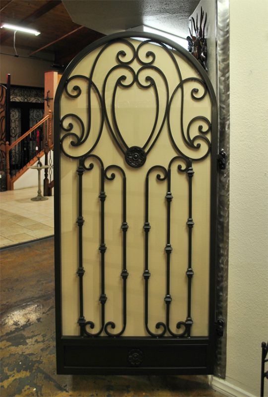 Traditional Single Gate - Item Marseille SG0487 Wrought Iron Design In Las Vegas
