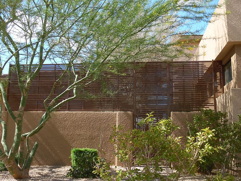 Modern Courtyard & Entryway Gates CE0398 Wrought Iron Design In Las Vegas