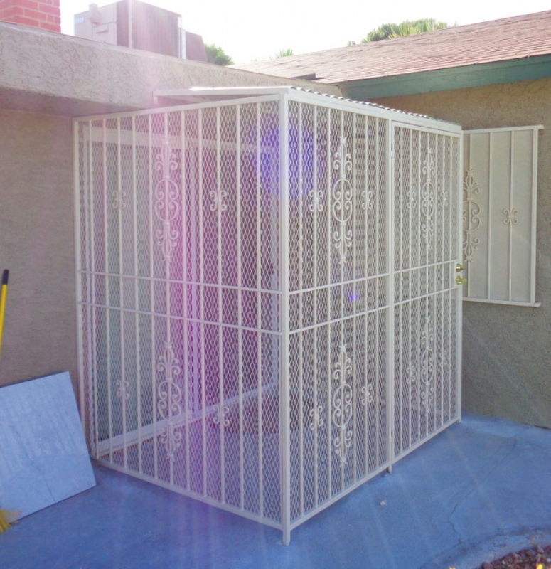 Pet Cage - Item PC0002 Wrought Iron Design In Las Vegas