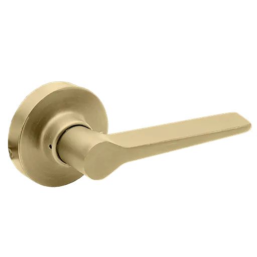Satin Brass Round Iron Handle