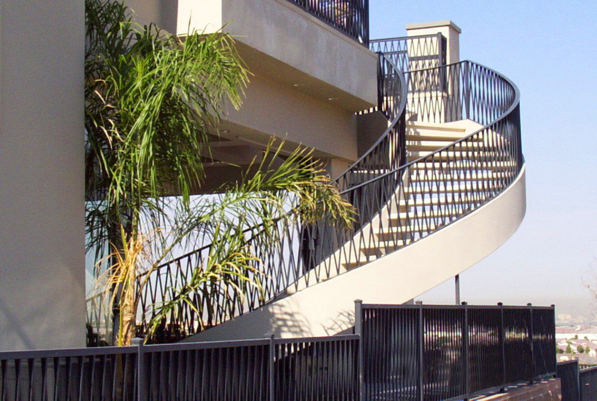 Spiral Stairs - Item SS0006 Wrought Iron Design In Las Vegas