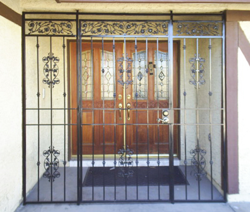 Traditional Custom Archive Entryway Door - Item EW0279 Wrought Iron Design In Las Vegas