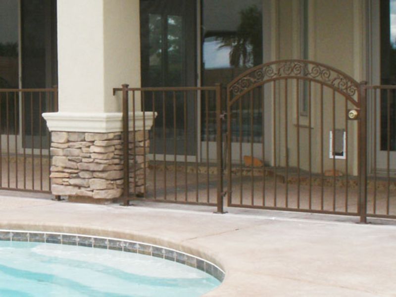 Traditional Fencing F0083 Wrought Iron Design In Las Vegas