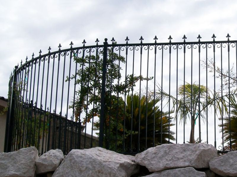 Traditional Fencing F0105 Wrought Iron Design In Las Vegas