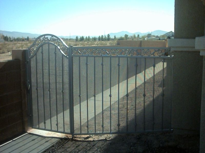 Traditional Fencing F0122 Wrought Iron Design In Las Vegas