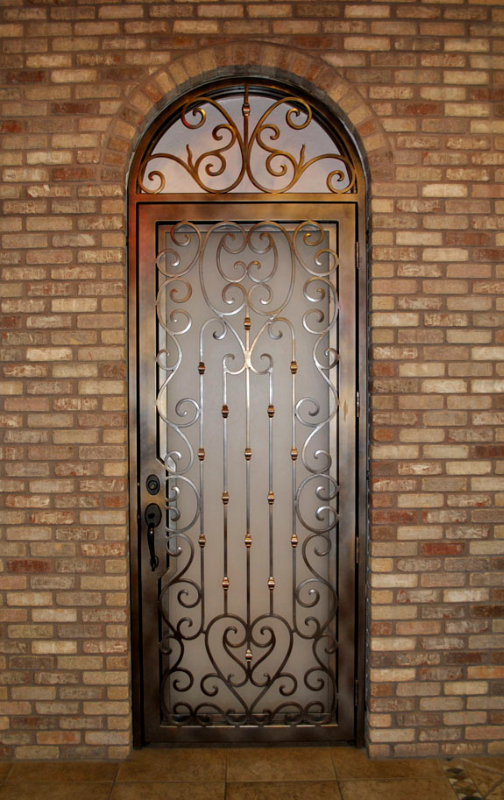 Traditional Front Door - Item Duchess GE0138 Wrought Iron Design In Las Vegas