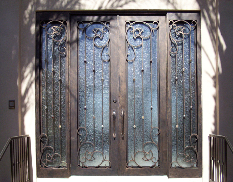 Traditional Front Door - Item Melodia GE0184 Wrought Iron Design In Las Vegas