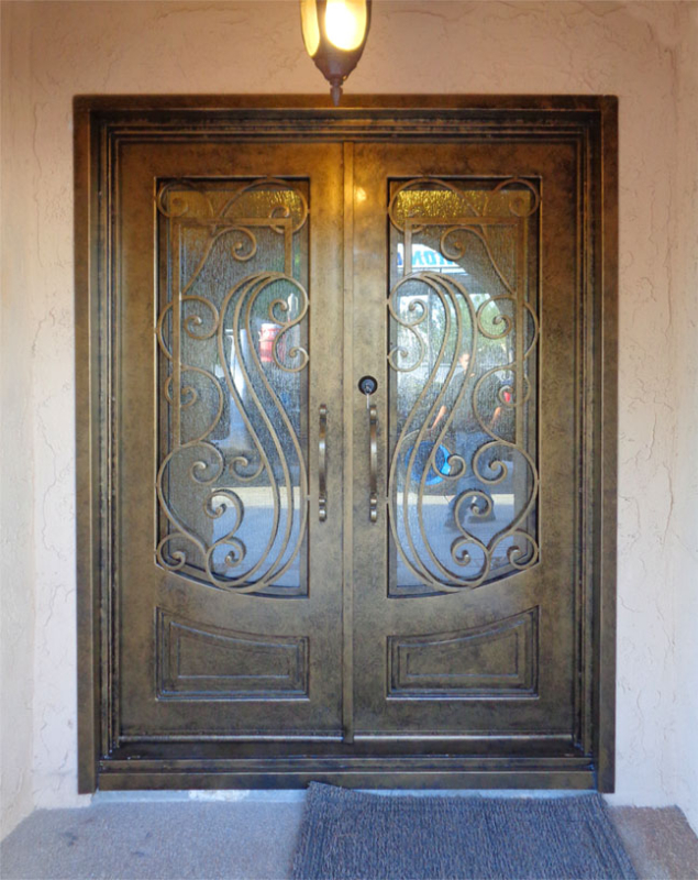 Traditional Front Door - Item Milan GE0148 Wrought Iron Design In Las Vegas