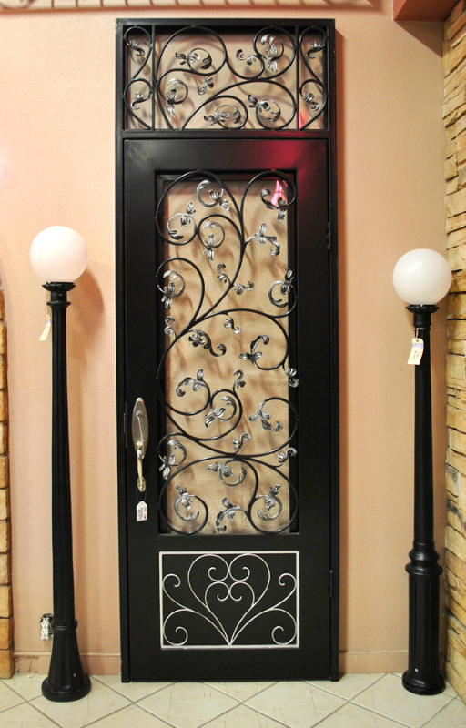 Traditional Front Door - Item Ricci GE0136 Wrought Iron Design In Las Vegas