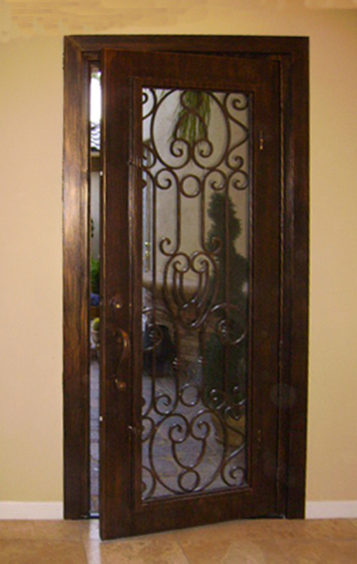 Traditional Front Door - Item Saharan GE0043 Wrought Iron Design In Las Vegas