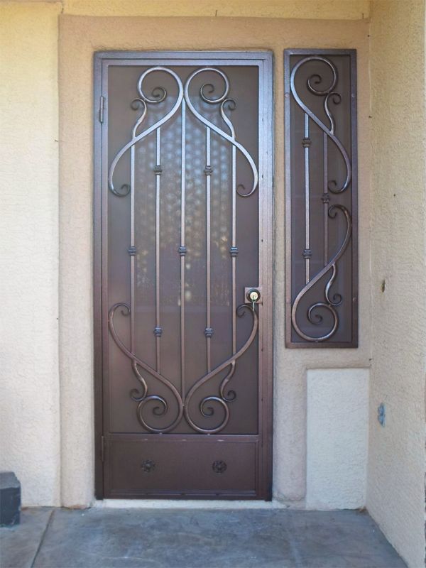 Traditional Window Guard SD0167 Wrought Iron Design In Las Vegas