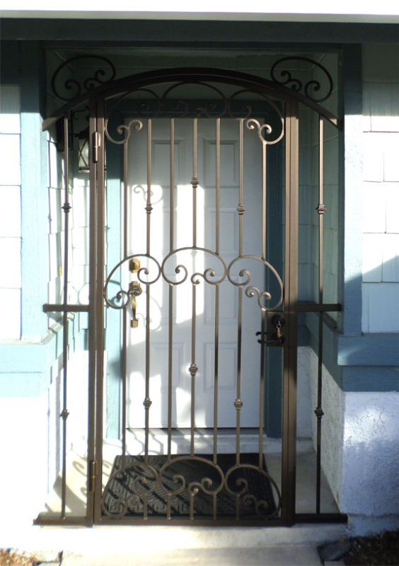 Traditional Valetta Entryway Door - Item EW0366 Wrought Iron Design In Las Vegas