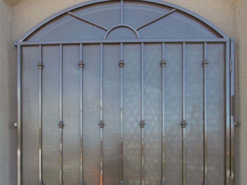 Traditional Window Guard WG0083 Wrought Iron Design In Las Vegas