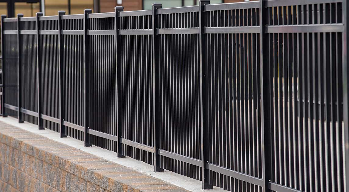 Commercial Wrought Iron Fence