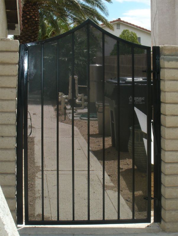Econo-line Single Gate - Item SG0278 Wrought Iron Design In Las Vegas