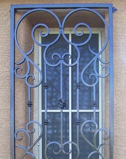 Wrought Iron Window Guards LV