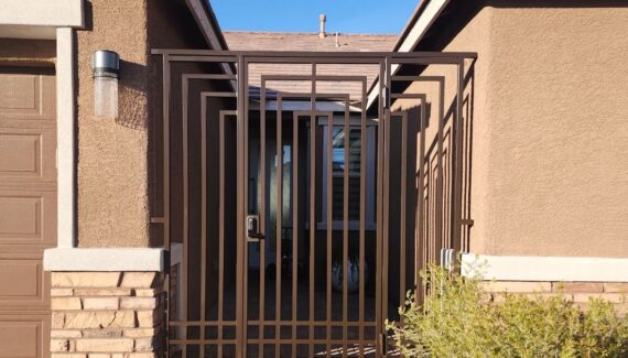 Iron Designs To Upgrade Courtyard Gate