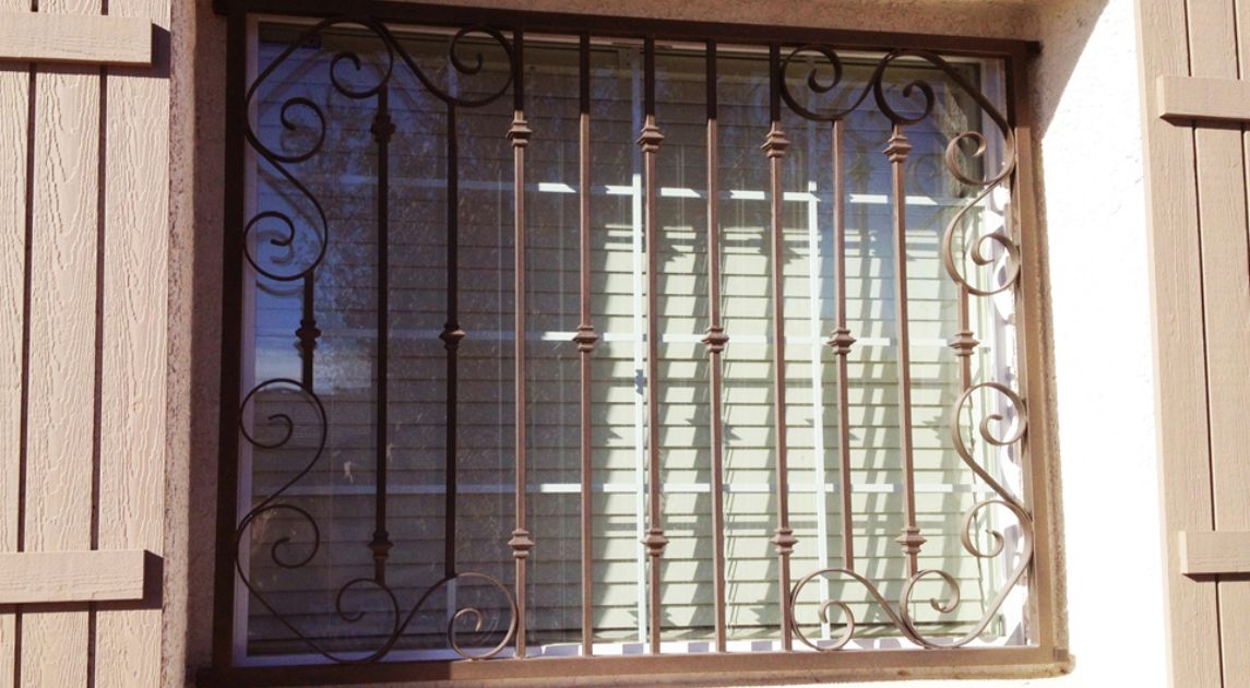 Resetting Your Window Guard Fire Break Wrought Iron Design In Las Vegas